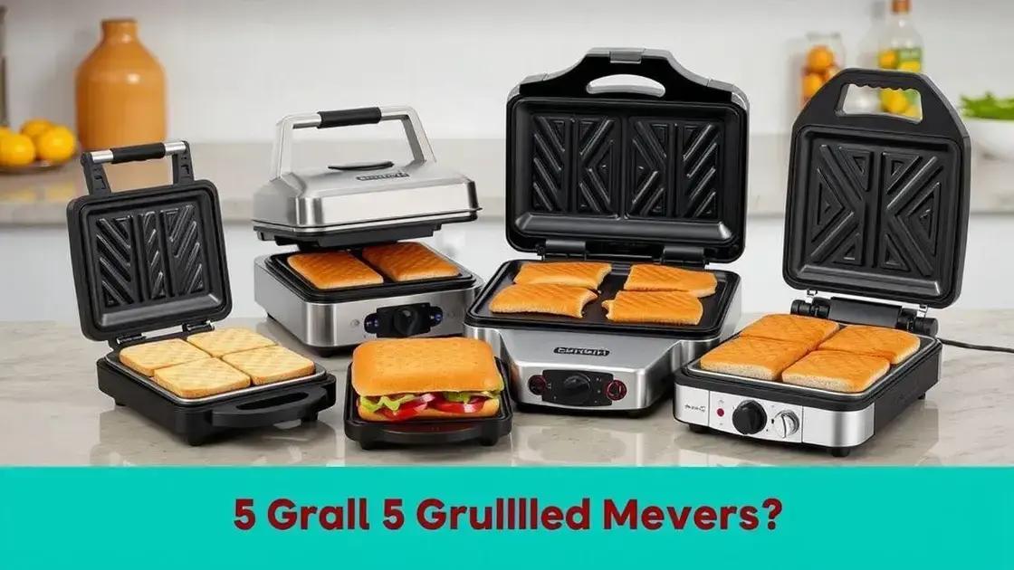 Comparativo das 5 sanduicheiras grill mais vendidas