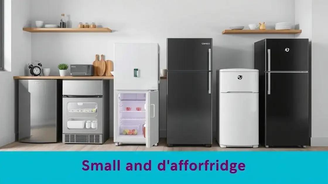 Melhores modelos de frigobar pequeno barato em 2025