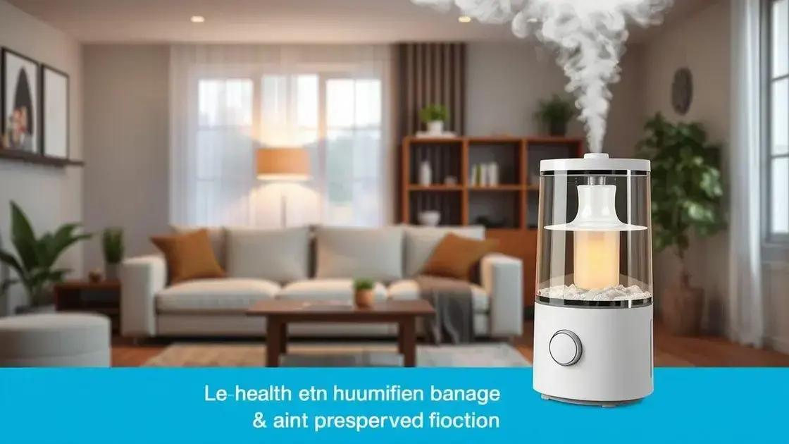 Benefícios de humidificadores com menor consumo de energia