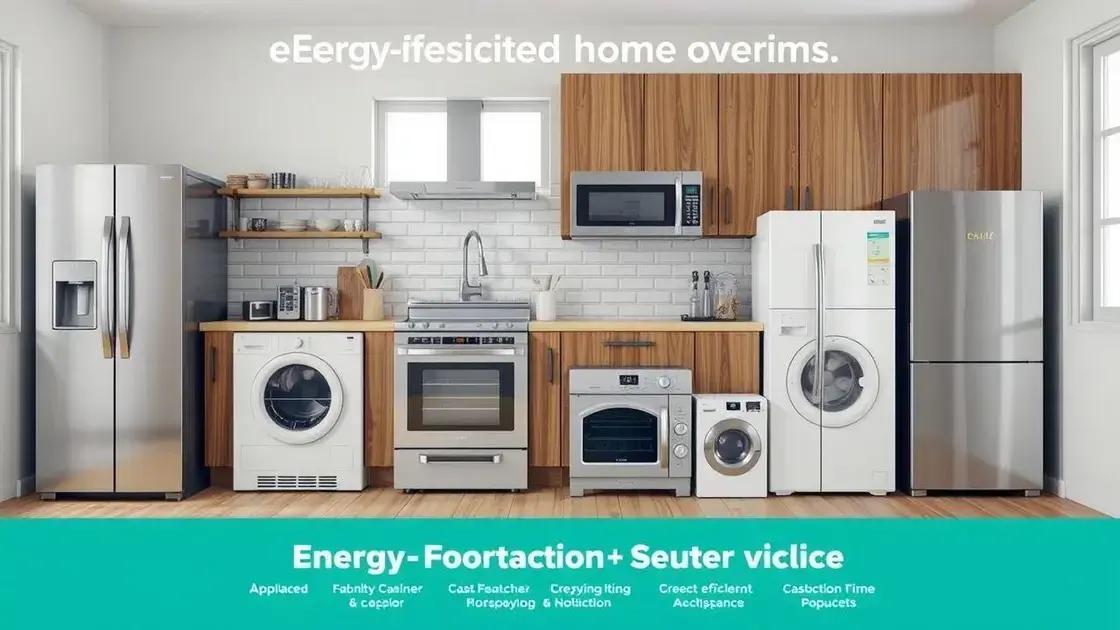 Como escolher eletrodomésticos eficientes