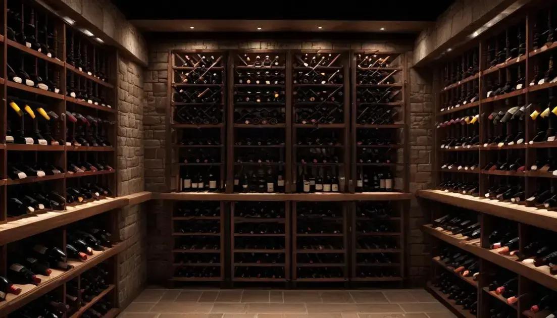 Dicas para conservar seus vinhos na adega