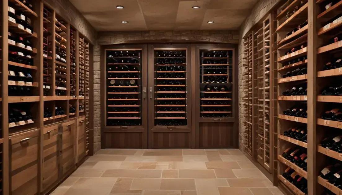 Dicas para manter a temperatura ideal na sua adega