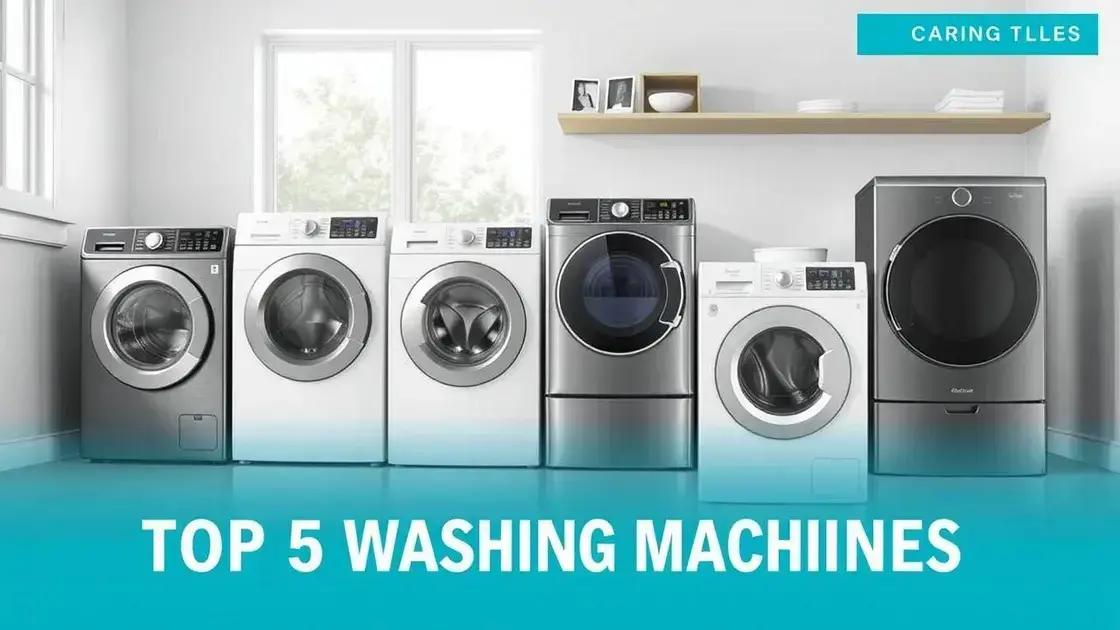 Top 5 melhores lavadoras de roupas em 2025