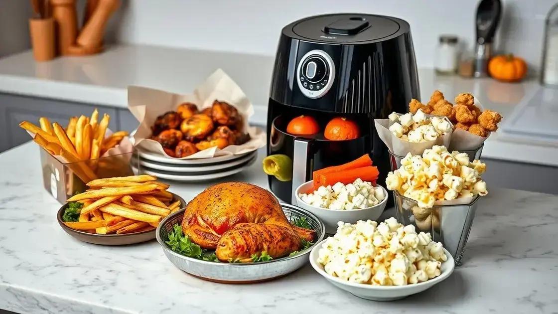 Dicas de receitas para air fryer