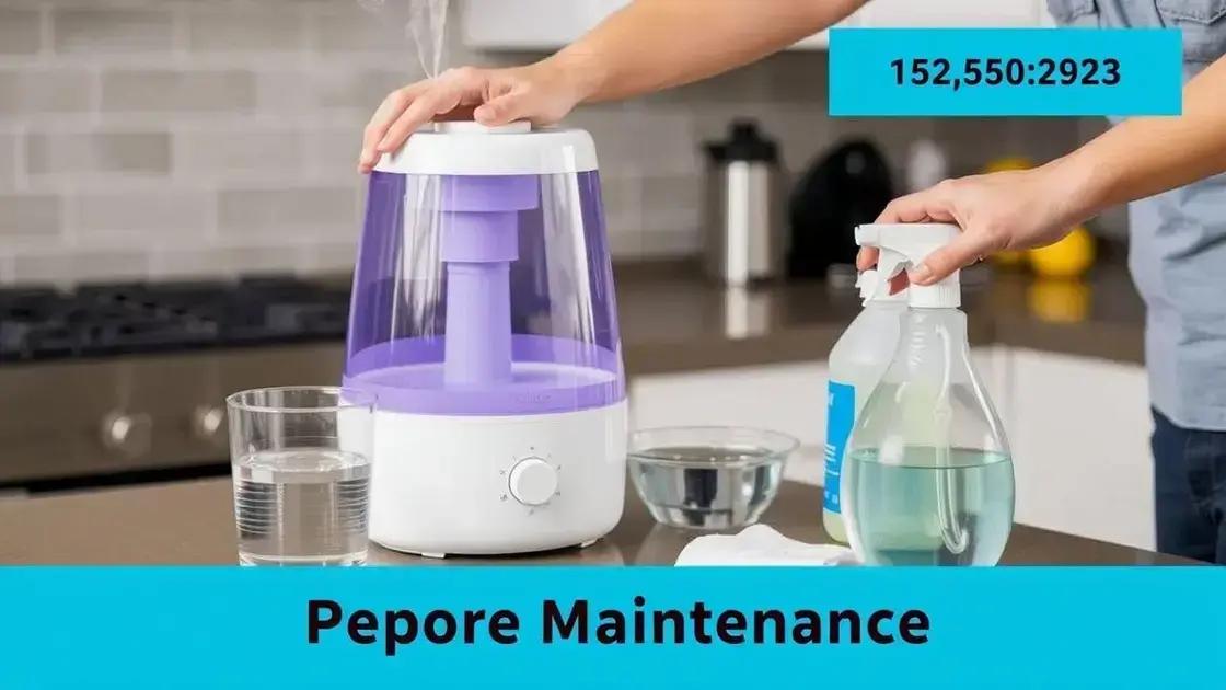 Dicas de uso e manutenção de humidificadores