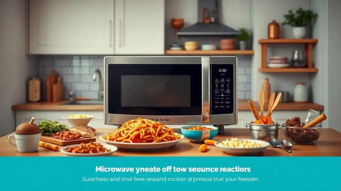 Características essenciais em micro-ondas para famílias