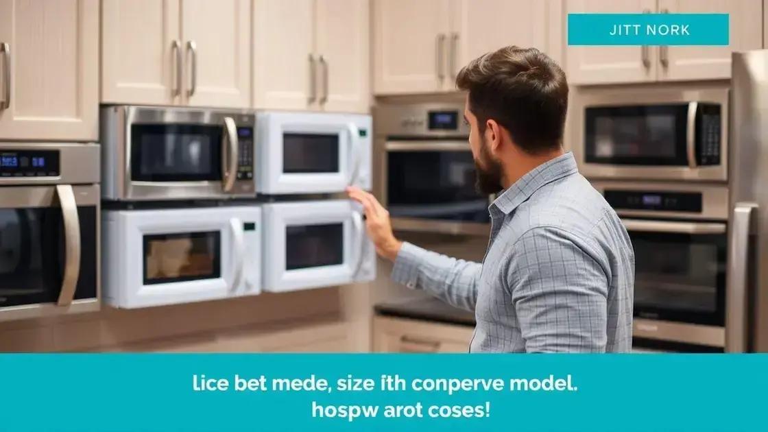 Dicas para escolher o micro-ondas ideal