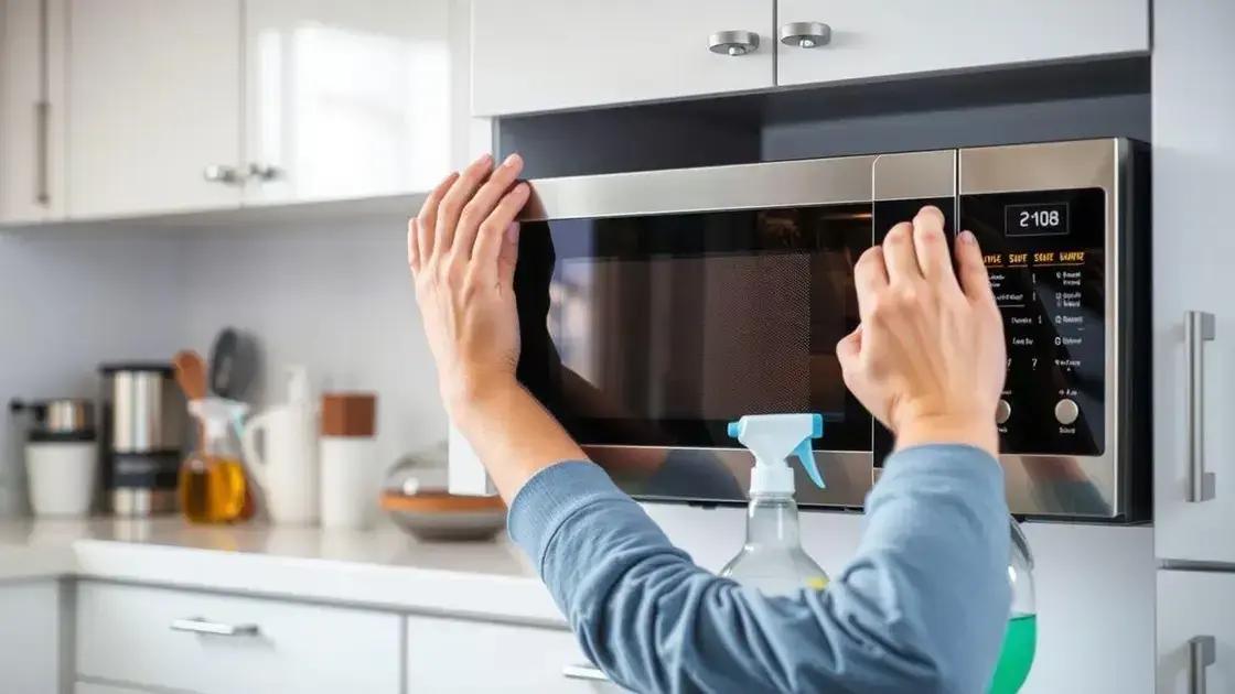 manutenção de micro-ondas para durabilidade