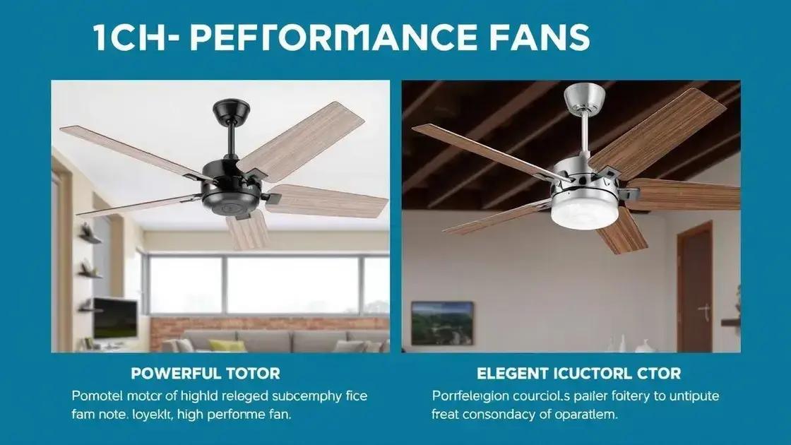 Características essenciais em ventiladores de alta performance