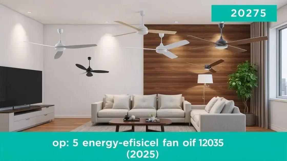 Top 5 ventiladores com menor consumo de energia em 2025