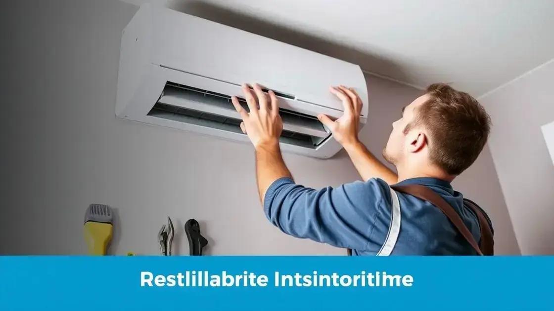 Dicas para instalação do ar condicionado