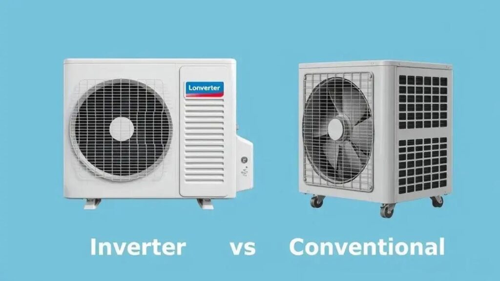 Diferença entre ar condicionado inverter e comum: qual escolher em 2025?