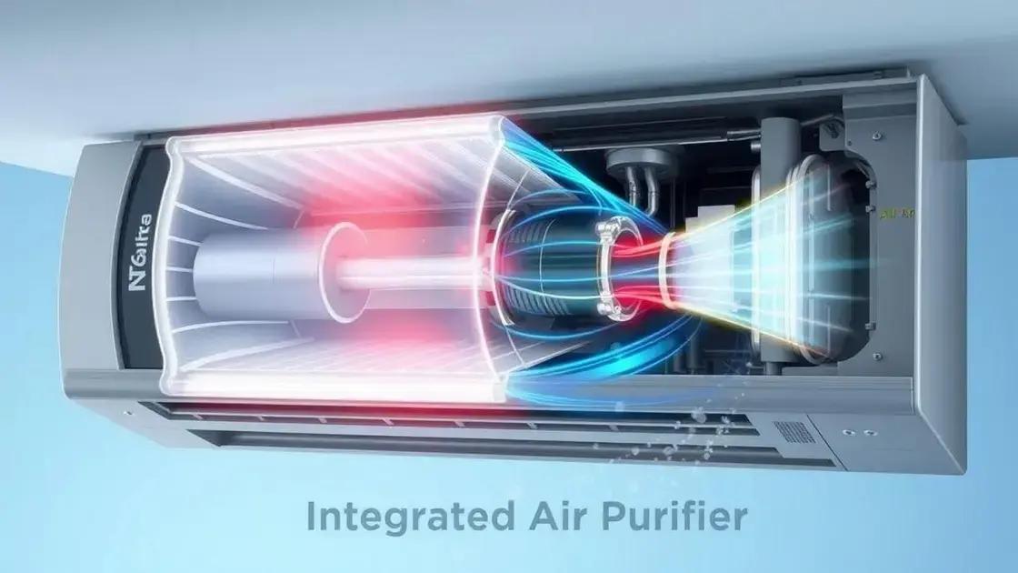 Como funciona o purificador integrado?