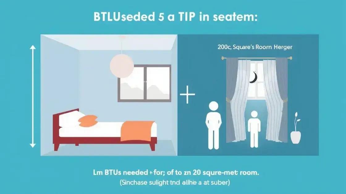 Como calcular a necessidade de BTUs para 20m²