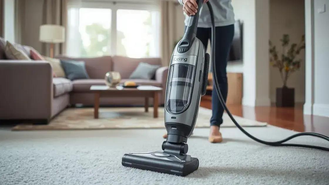 Vantagens do aspirador de pó vertical