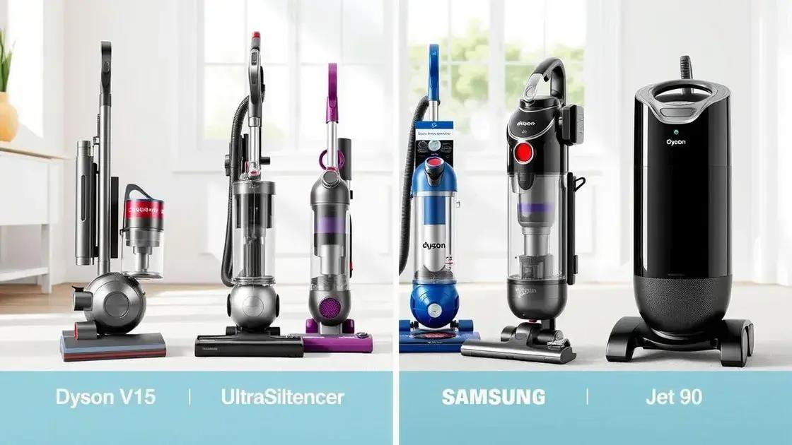 Comparativo dos melhores modelos de aspiradores