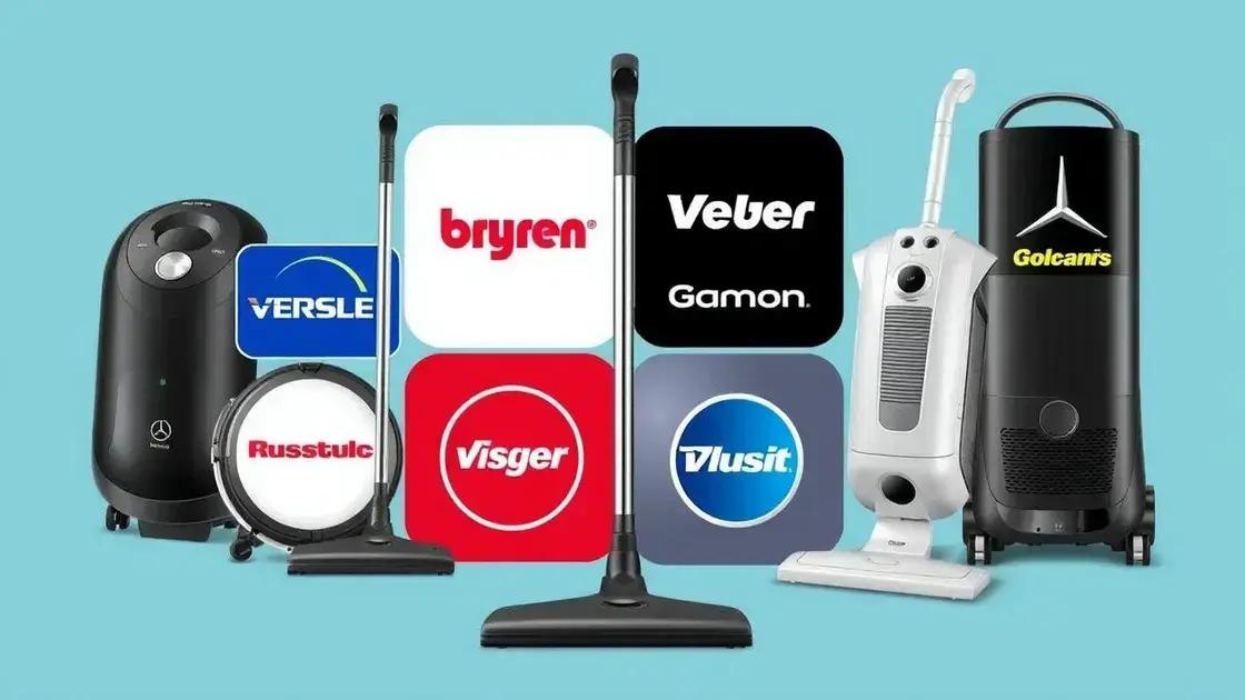Principais marcas de aspiradores de pó em 2025