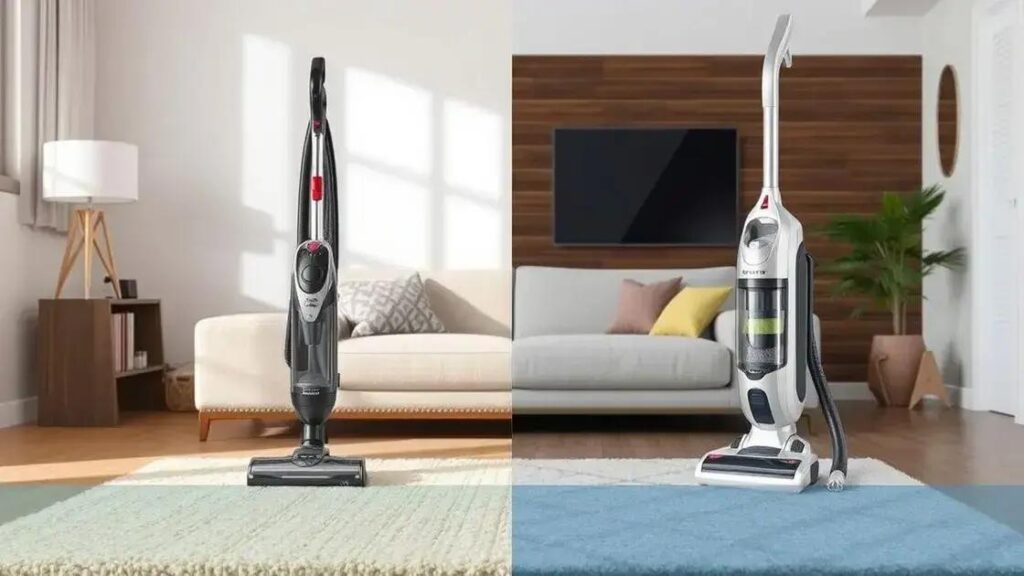 Diferença entre aspirador vertical e tradicional: qual escolher?