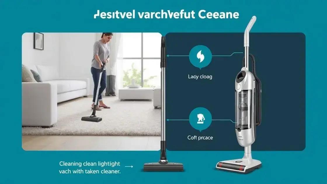 Vantagens do aspirador vertical