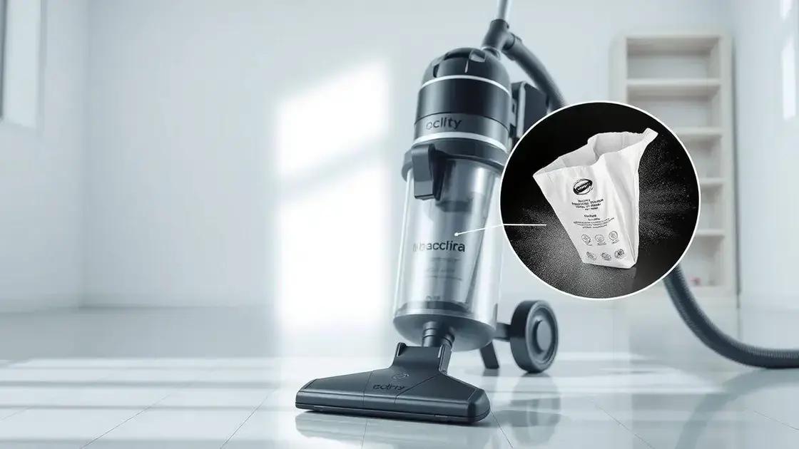 Vantagens do aspirador com saco