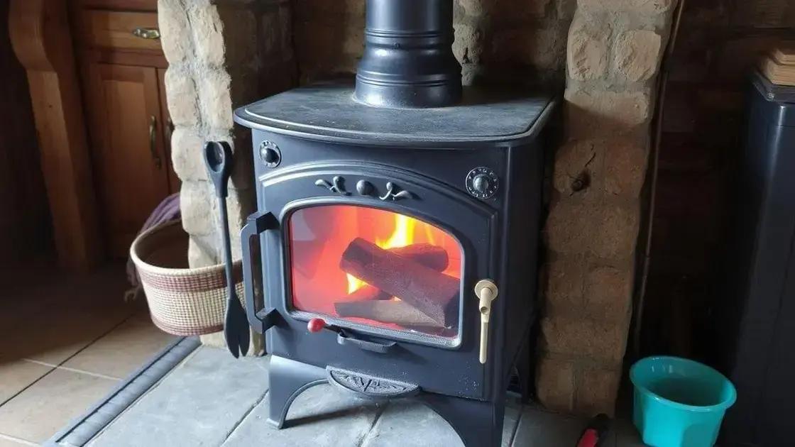 manutenção e cuidados com o fogão a lenha