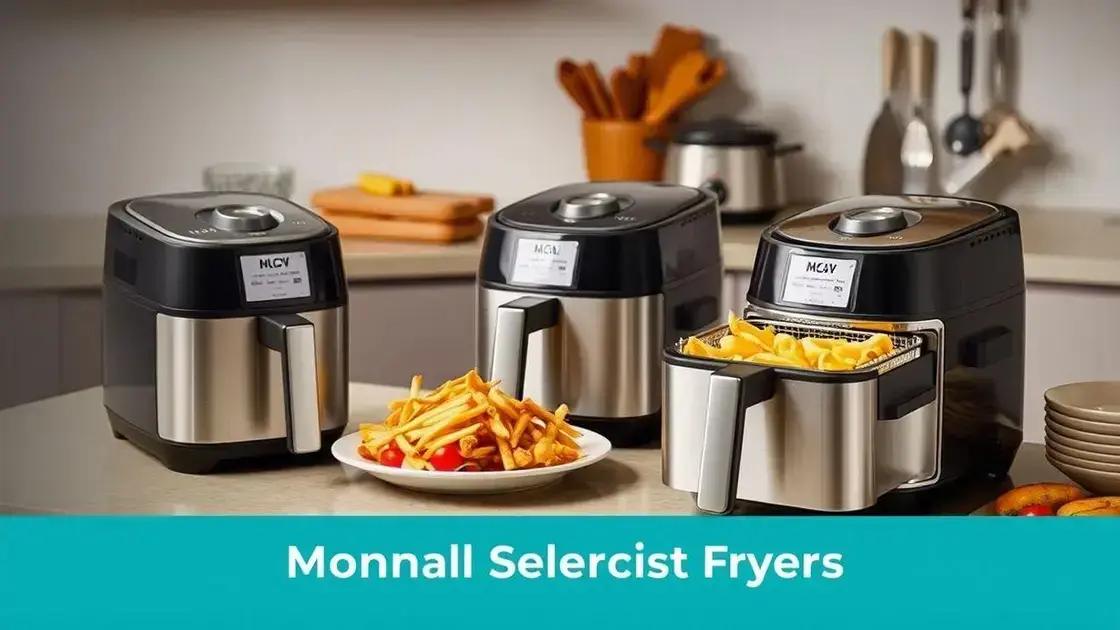 Destaques das fritadeiras elétricas Mondial