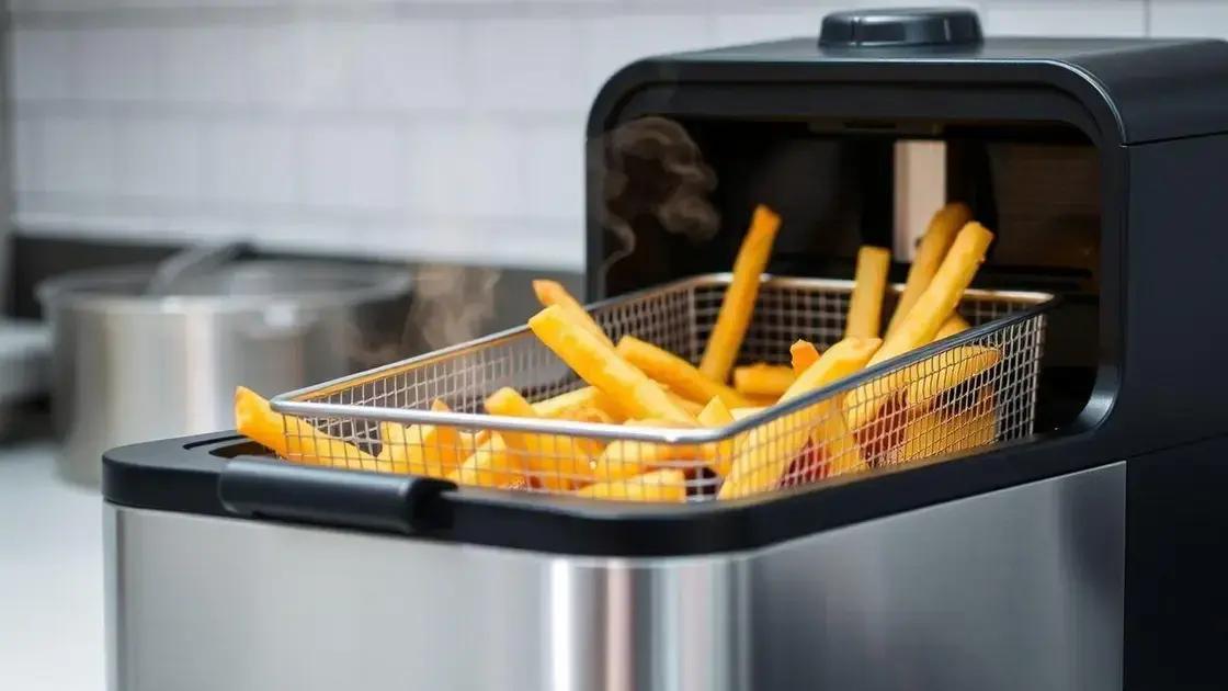 Como funciona uma fritadeira elétrica?