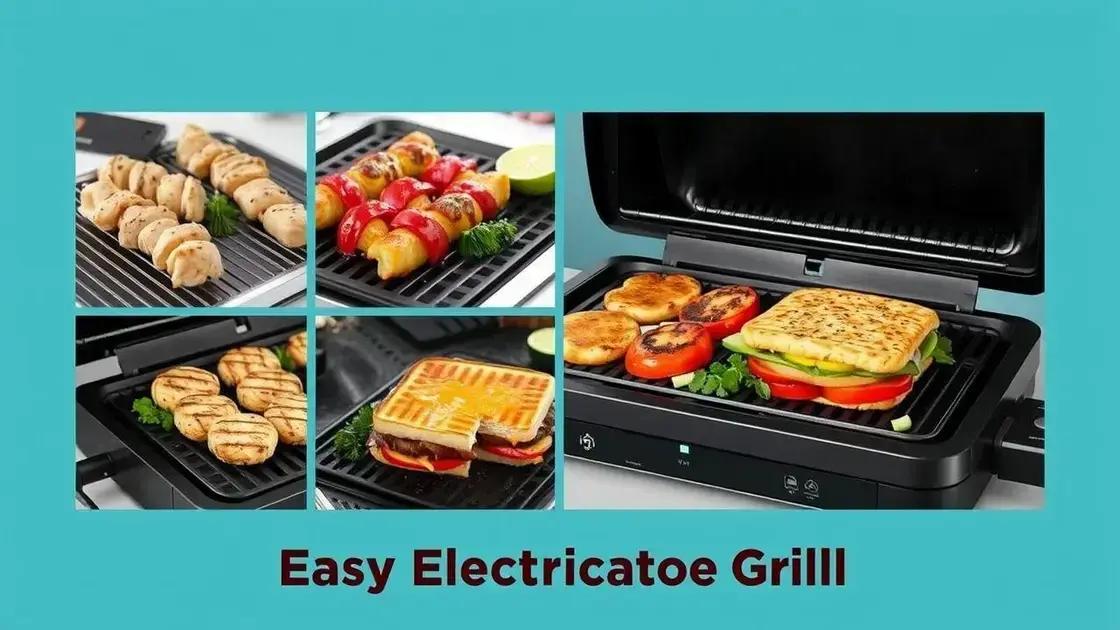 Receitas fáceis para fazer no grill elétrico
