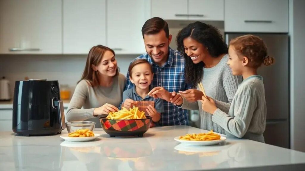 Fritadeira elétrica sem óleo com capacidade para família: descubra as melhores opções