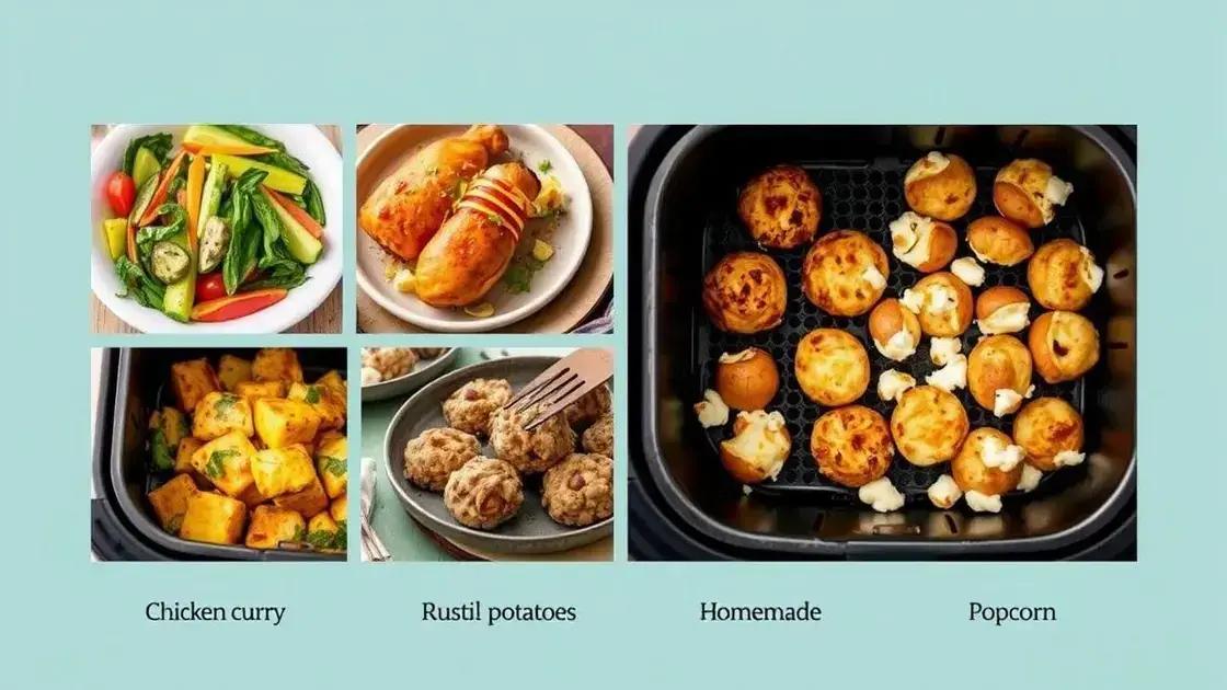 Dicas de receitas saudáveis na fritadeira