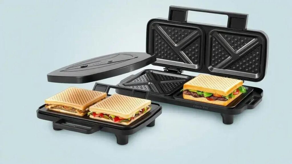 Sanduicheira grill dupla com placas intercambiáveis: a revolução na sua cozinha