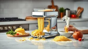 Máquina de macarrão caseiro elétrica: prepare pratos deliciosos com facilidade