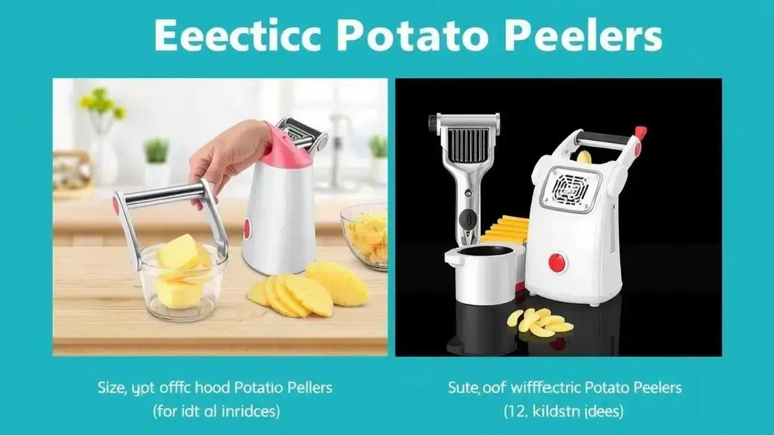 Comparativo entre os melhores modelos de descascadores elétricos