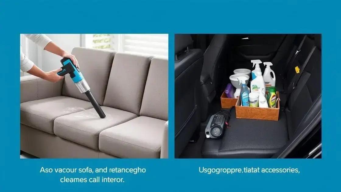 Dicas para realizar a limpeza eficiente