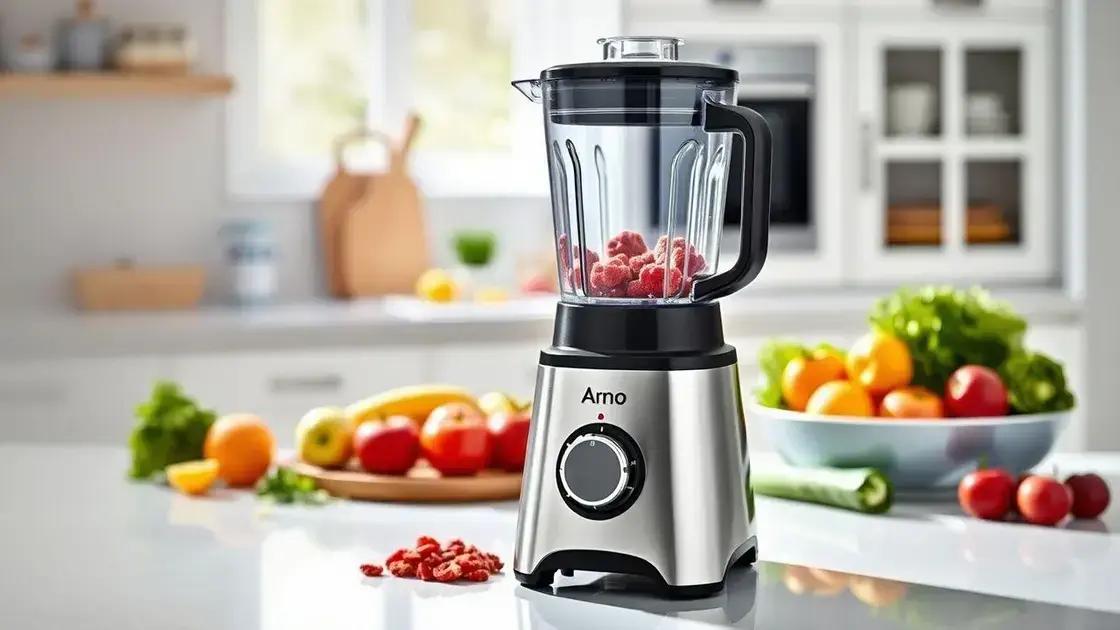 Vantagens do liquidificador Arno turbo