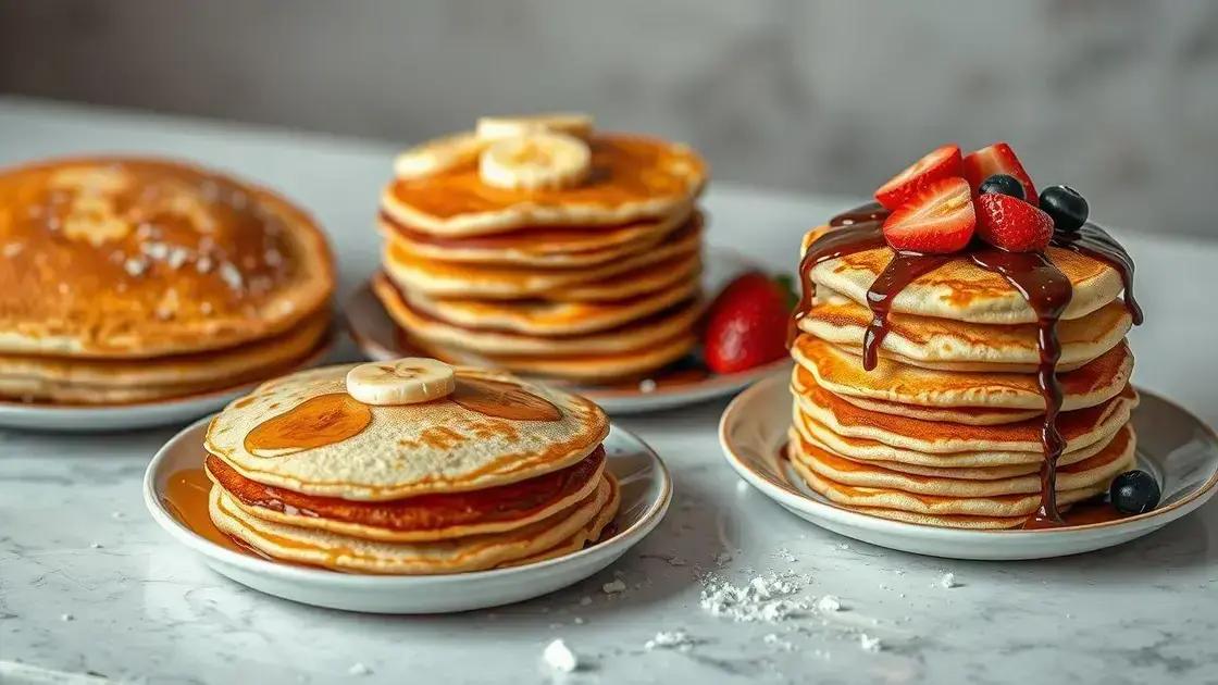 Receitas de panquecas práticas para fazer na panquequeira